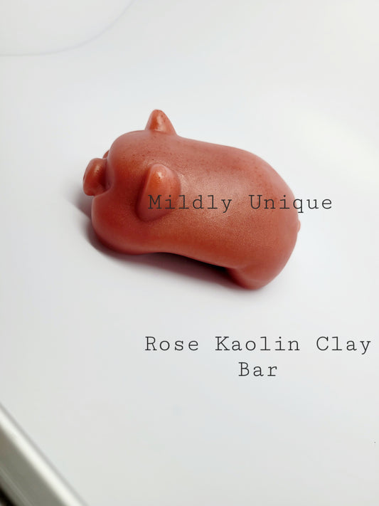Pig Soap Farm Soap Mr. Chonks Piggy Rose Kaolin Clay Soap